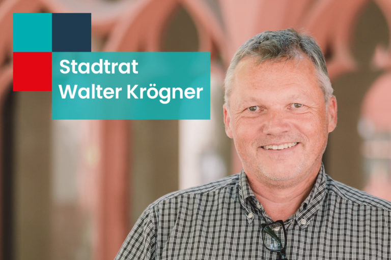Walter Krögner, SPD-Stadtrat im Freiburger Gemeinderat